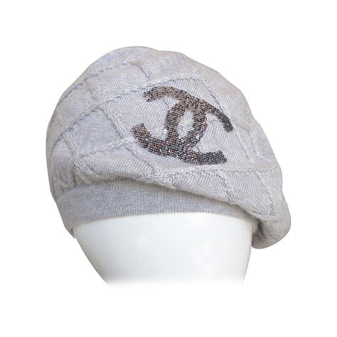 beret chanel femme|Chanel hats sale.